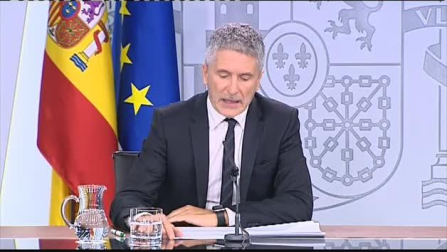 Grande-Marlaska: “Aplicaremos el Código Penal”