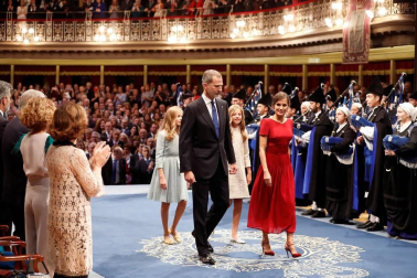 Ceremonia de entrega de los Premios Princesa de Asturias 2019 que se ha celebrado este viernes en el Teatro Campoamor de Oviedo.
