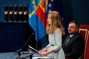 Ceremonia de entrega de los Premios Princesa de Asturias 2019 que se ha celebrado este viernes en el Teatro Campoamor de Oviedo.