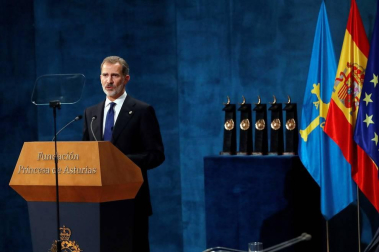 Ceremonia de entrega de los Premios Princesa de Asturias 2019 que se ha celebrado este viernes en el Teatro Campoamor de Oviedo.