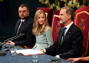 Ceremonia de entrega de los Premios Princesa de Asturias 2019 que se ha celebrado este viernes en el Teatro Campoamor de Oviedo.