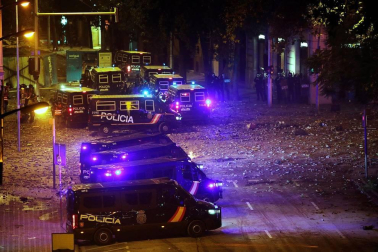 La cinco marchas independentistas colapsan las principales vías de Barcelona