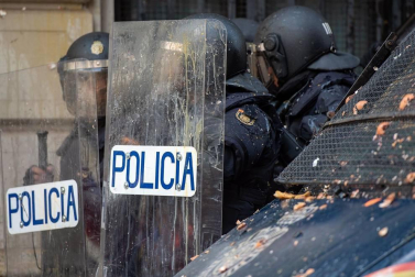 La cinco marchas independentistas colapsan las principales vías de Barcelona