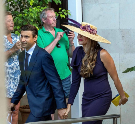 La pareja se ha rodeado de invitados de lujo para celebrar este día tan especial