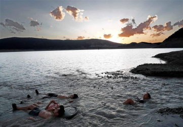 Fotos de los embalses navarros, que se encuentran al 30% de su capacidad