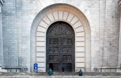 Todas las fotos del día de la exhumación de los restos del dictador del Valle de los Caídos