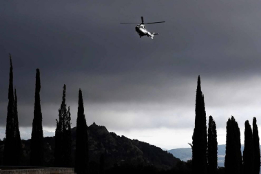 Todas las fotos del día de la exhumación de los restos del dictador del Valle de los Caídos