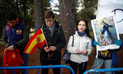 Todas las fotos del día de la exhumación de los restos del dictador del Valle de los Caídos