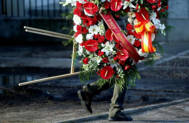 Todas las fotos del día de la exhumación de los restos del dictador del Valle de los Caídos