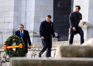 Todas las fotos del día de la exhumación de los restos del dictador del Valle de los Caídos