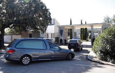 Los restos del dictador Francisco Franco, son trasladados desde el Valle de los Caídos hasta el cementerio de El Pardo Mingorrubio.