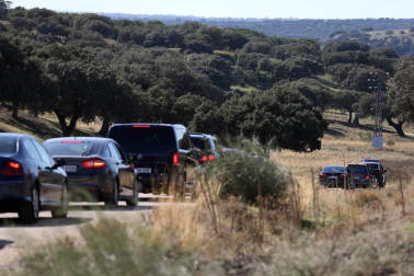 Los restos del dictador Francisco Franco, son trasladados desde el Valle de los Caídos hasta el cementerio de El Pardo Mingorrubio.