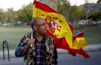 Los restos del dictador Francisco Franco, son trasladados desde el Valle de los Caídos hasta el cementerio de El Pardo Mingorrubio.