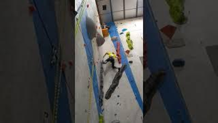 Pablo Blanco, único paraescalador de la federación navarra, en el Campeonato de España que se celebra en Berrioplano