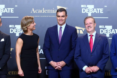 Pedro Sánchez (PSOE), Pablo Casado (PP), Pablo Iglesias (Unidas Podemos), Alberti Rivera (Ciudadanos) y Santiago Abascal (VOX) protagonizaron el único debate entre los candidatos en la campaña electoral de las elecciones generales que se celebran el 10 de noviembre de 2019.