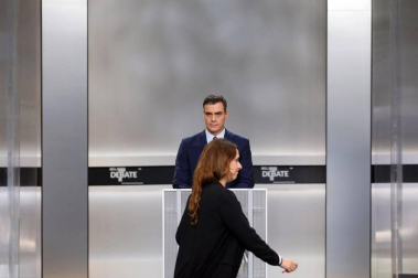 Pedro Sánchez (PSOE), Pablo Casado (PP), Pablo Iglesias (Unidas Podemos), Alberti Rivera (Ciudadanos) y Santiago Abascal (VOX) protagonizaron el único debate entre los candidatos en la campaña electoral de las elecciones generales que se celebran el 10 de noviembre de 2019.
