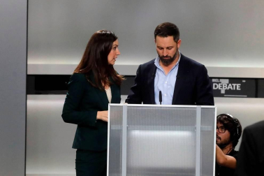 Pedro Sánchez (PSOE), Pablo Casado (PP), Pablo Iglesias (Unidas Podemos), Alberti Rivera (Ciudadanos) y Santiago Abascal (VOX) protagonizaron el único debate entre los candidatos en la campaña electoral de las elecciones generales que se celebran el 10 de noviembre de 2019.