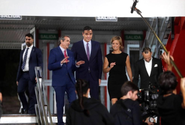 Pedro Sánchez (PSOE), Pablo Casado (PP), Pablo Iglesias (Unidas Podemos), Alberti Rivera (Ciudadanos) y Santiago Abascal (VOX) protagonizaron el único debate entre los candidatos en la campaña electoral de las elecciones generales que se celebran el 10 de noviembre de 2019.