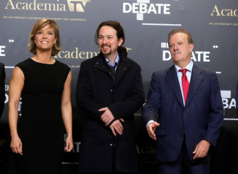 Pedro Sánchez (PSOE), Pablo Casado (PP), Pablo Iglesias (Unidas Podemos), Alberti Rivera (Ciudadanos) y Santiago Abascal (VOX) protagonizaron el único debate entre los candidatos en la campaña electoral de las elecciones generales que se celebran el 10 de noviembre de 2019.