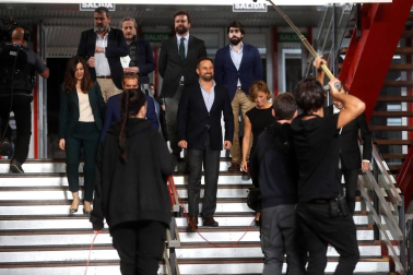 Pedro Sánchez (PSOE), Pablo Casado (PP), Pablo Iglesias (Unidas Podemos), Alberti Rivera (Ciudadanos) y Santiago Abascal (VOX) protagonizaron el único debate entre los candidatos en la campaña electoral de las elecciones generales que se celebran el 10 de noviembre de 2019.