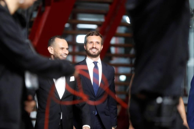 Pedro Sánchez (PSOE), Pablo Casado (PP), Pablo Iglesias (Unidas Podemos), Alberti Rivera (Ciudadanos) y Santiago Abascal (VOX) protagonizaron el único debate entre los candidatos en la campaña electoral de las elecciones generales que se celebran el 10 de noviembre de 2019.