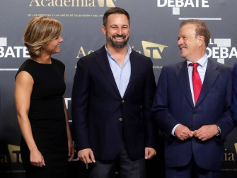 Pedro Sánchez (PSOE), Pablo Casado (PP), Pablo Iglesias (Unidas Podemos), Alberti Rivera (Ciudadanos) y Santiago Abascal (VOX) protagonizaron el único debate entre los candidatos en la campaña electoral de las elecciones generales que se celebran el 10 de noviembre de 2019.