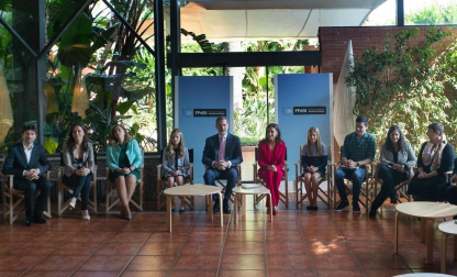 Los Reyes, acompañados por sus hijas, presiden este lunes la décima edición de los Premios Princesa de Girona 2019, en medio de las protestas y movilizaciones independentistas por la sentencia del 'procès'.
