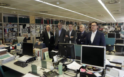 Carlos Zufía Sanz, Javier Tajadura Tejada, Luis Campos Iturralde, Javier Taberna Jiménez y Carlos Medrano Sola han debatido sobre la próxima cita electoral