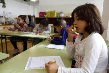 Una jornada lectiva en el CP García Galdeano de Pamplona