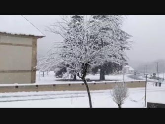 Nevada en Roncesvalles