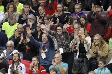 El campeonato de España de Gimnasia Rítmica congrega a 15.000 personas en Pamplona.