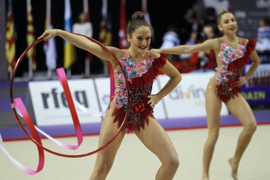 El campeonato de España de Gimnasia Rítmica congrega a 15.000 personas en Pamplona.
