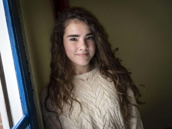 Alumnado del Colegio FEC Vedruna de Pamplona durante una jornada lectiva.