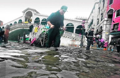 Fotos de la Ciudad de los Canales inundada