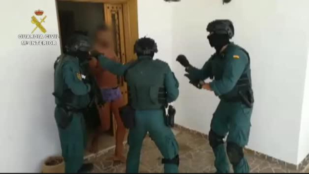 Operación policial contra el tráfico de hachís