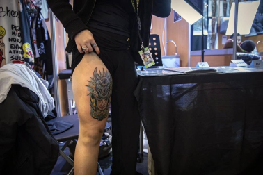 Fotografías de la celebración de la segunda edición de la Pamplona Tattoo Expo en Baluarte