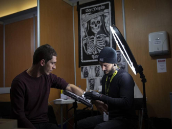 Fotografías de la celebración de la segunda edición de la Pamplona Tattoo Expo en Baluarte