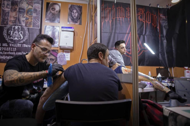 Fotografías de la celebración de la segunda edición de la Pamplona Tattoo Expo en Baluarte
