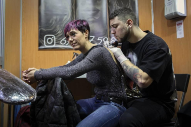 Fotografías de la celebración de la segunda edición de la Pamplona Tattoo Expo en Baluarte
