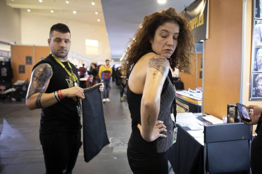 Fotografías de la celebración de la segunda edición de la Pamplona Tattoo Expo en Baluarte