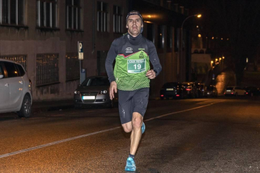 Participantes en la carrera disputada el viernes, 22 de noviembre, por Pamplona sobre una distancia de 5,6 kilómetros.