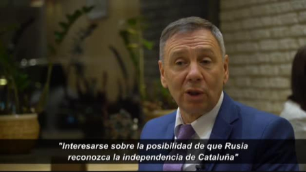 Un hombre de confianza de Putin asegura que el independentismo catalán buscó el reconocimiento de Rusia a la independencia