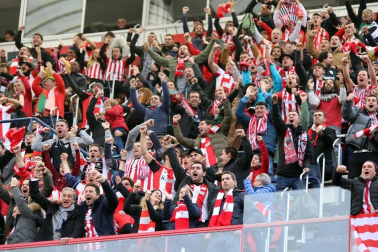 Todas las fotos del la afición en el Osasuna-Athletic