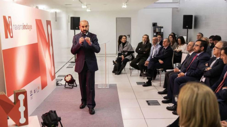 La sede de Diario de Navarra en Cordovilla ha sido el escenario de presentación pública de Navarra Incluye, un proyecto impulsado por Diario de Navarra y Abanti Social que nace con el objetivo de conseguir que Navarra sea la comunidad con el mayor índice de inclusión socio-laboral de personas en situación de difícil inserción.