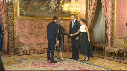 Los Reyes ofrecen una recepción a los jefes de Estado y de Gobierno que acuden a la Cumbre del Clima