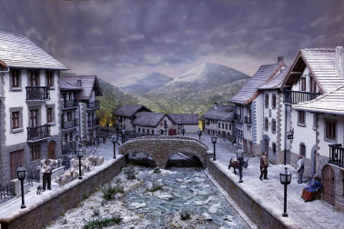 Fotos de los belenes de la exposición de Navidad en Baluarte 2019