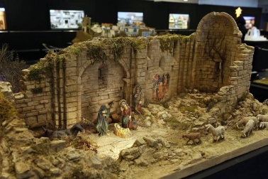 Fotos de los belenes de la exposición de Navidad en Baluarte 2019