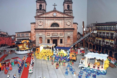 La Asociación de Belenistas de Estella y merindad renueva casi por completo los nacimientos de años anteriores en la cita más esperada de la casa de cultura Fray Diego