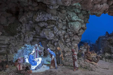 La Asociación de Belenistas de Estella y merindad renueva casi por completo los nacimientos de años anteriores en la cita más esperada de la casa de cultura Fray Diego