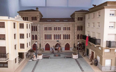 La Asociación de Belenistas de Estella y merindad renueva casi por completo los nacimientos de años anteriores en la cita más esperada de la casa de cultura Fray Diego